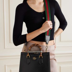 GUCCI Diana small textured-leather tote (3)