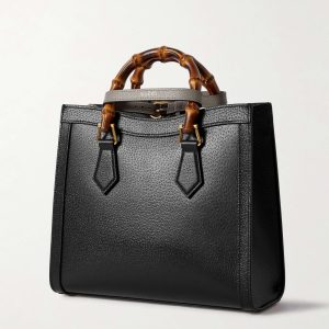 GUCCI Diana small textured-leather tote