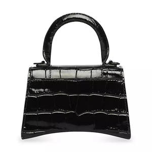 Hourglass Mini Handbag With Chain Crocodile Embossed (1)