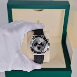 Rolex Daytona 116519LN_ 18K White Gold_ Silver with (1)