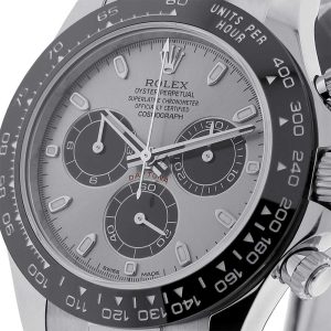 Rolex Daytona 116519LN_ 18K White Gold_ Silver with