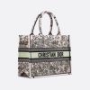 Medium Dior Book Tote Three quarter closed view